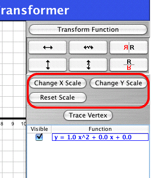 change scale buttons