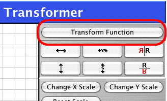 transform function button