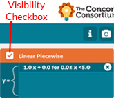 Location of the Visibility Checkbox